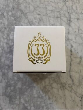 Disney Disneyland Club 33 Mickey empty White mug Gift Box Gold '33' Crest